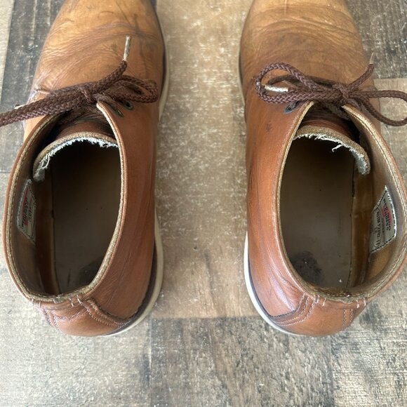 Red Wing 595 Chukka Leather Lace Up Work Boots Mens 10 D - Picture 8 of 12